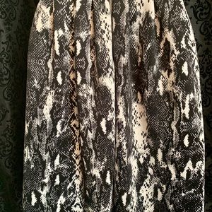 Size 12 snake Calvin Klein dress with pockets